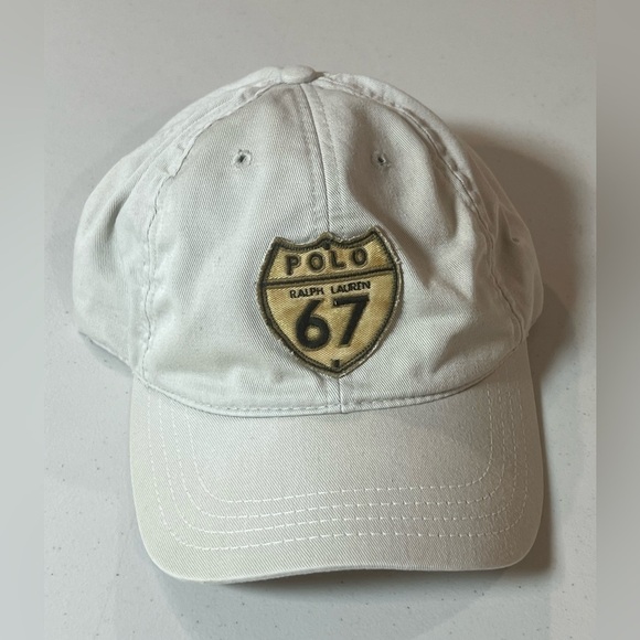 Polo Ralph Lauren Vintage 67’ Highway 67 Front Emblem Embroidered Hat - Picture 1 of 7